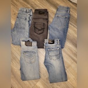 Size 10/12 boys slim jeans set if 5 lot